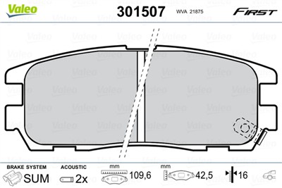VALEO 301507 EAN: 3276423015076.