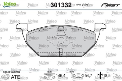 VALEO 301332 EAN: 3276423013324.