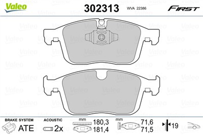 VALEO 302313 EAN: 3276423023132.