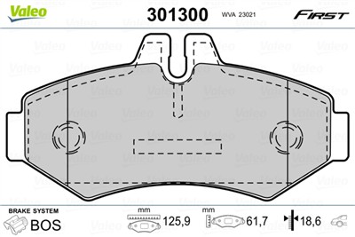 VALEO 301300 EAN: 3276423013003.