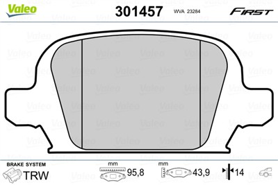 VALEO 301457 EAN: 3276423014574.