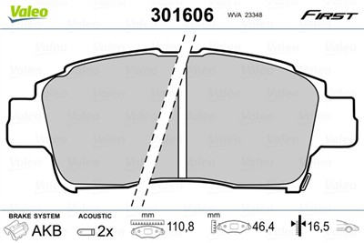 VALEO 301606 EAN: 3276423016066.