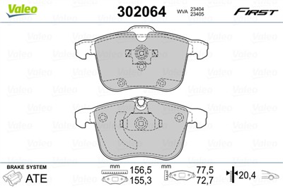 VALEO 302064 EAN: 3276423020643.