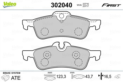 VALEO 302040 EAN: 3276423020407.