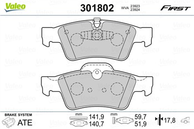 VALEO 301802 EAN: 3276423018022.