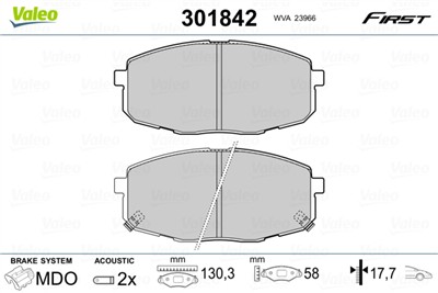 VALEO 301842 EAN: 3276423018428.