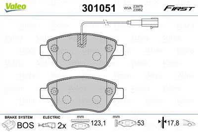 VALEO 301051 EAN: 3276423010514.