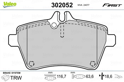 VALEO 302052 EAN: 3276423020520.