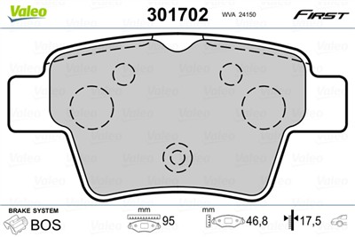 VALEO 301702 EAN: 3276423017025.
