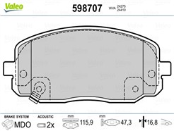 VALEO 598707