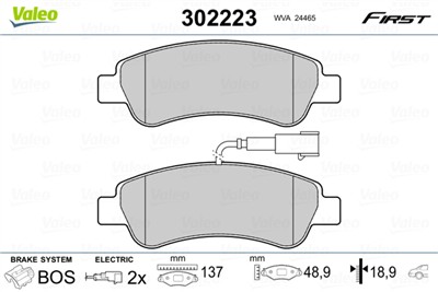 VALEO 302223 EAN: 3276423022234.