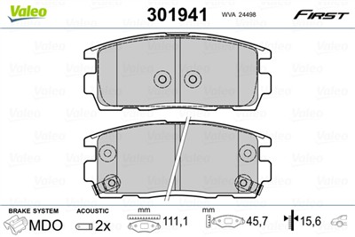 VALEO 301941 EAN: 3276423019418.
