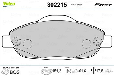VALEO 302215 EAN: 3276423022159.