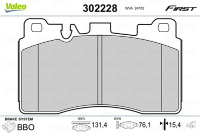 VALEO 302228 EAN: 3276423022289.
