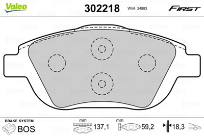 VALEO 302218 EAN: 3276423022180.