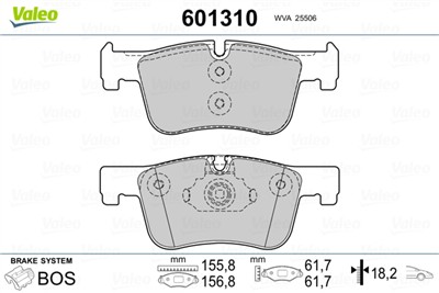 VALEO 601310 EAN: 3276426013109.