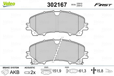 VALEO 302167 EAN: 3276423021671.