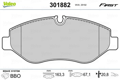 VALEO 301882 EAN: 3276423018824.