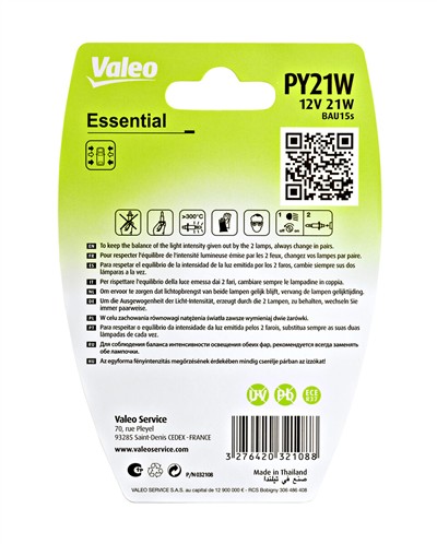 VALEO 032108 Číslo výrobce: 32108. EAN: 3276420321088.