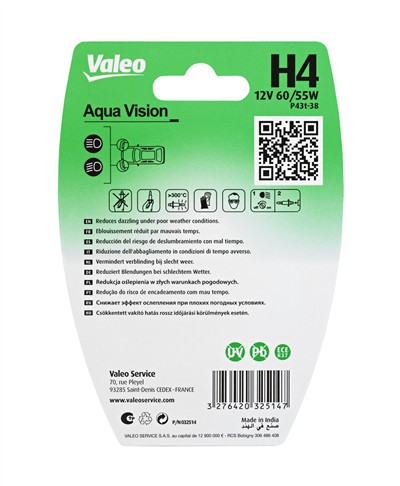VALEO 032514 Číslo výrobce: 32514. EAN: 3276420325147.