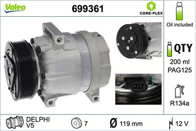 VALEO 699361 EAN: 3276426993616.