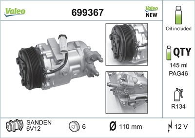 VALEO 699367 EAN: 3276426993678.