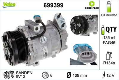 VALEO 699399 EAN: 3276426993999.