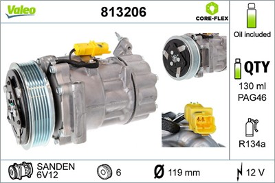 VALEO 813206 EAN: 3276428132068.