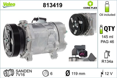 VALEO 813419 EAN: 3276428134192.