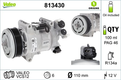 VALEO 813430 EAN: 3276428134307.