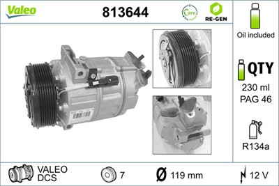 VALEO 813644 EAN: 3276428136448.