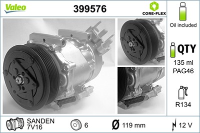 VALEO 399576 EAN: 3276423995767.