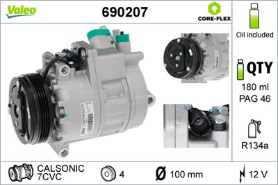 VALEO 690207 EAN: 3276426902076.
