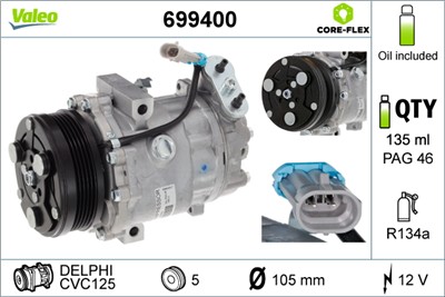 VALEO 699400 EAN: 3276426994002.