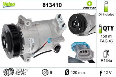 VALEO 813410 EAN: 3276428134109.
