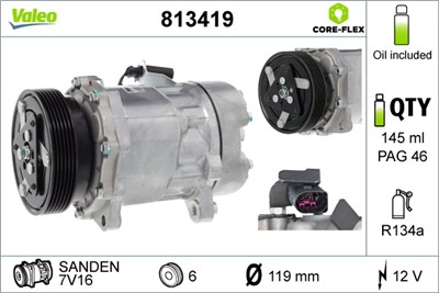 VALEO 813419 EAN: 3276428134192.