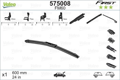 VALEO 575008 Číslo výrobce: FM60. EAN: 3276425750081.