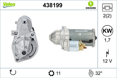 VALEO 438199 EAN: 3276424381996.