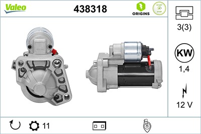 VALEO 438318 EAN: 3276424383181.