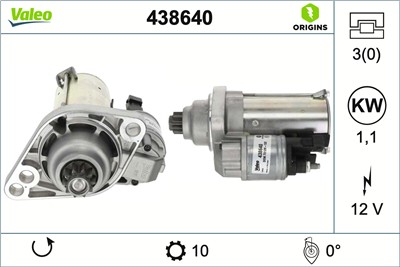 VALEO 438640 EAN: 3276424386403.