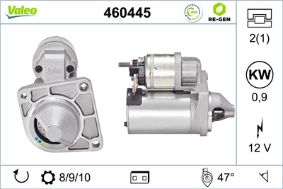 VALEO 460445 EAN: 3276424604453.