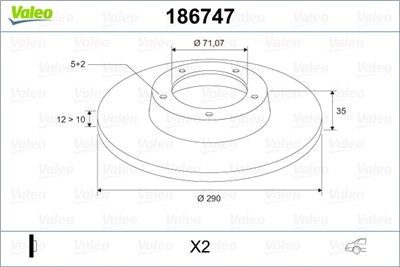 VALEO 186747 EAN: 3276421867479.