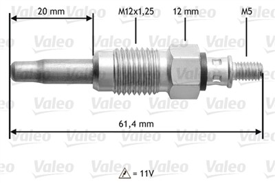 VALEO 345108 Číslo výrobce: D6EM108. EAN: 3276423451089.