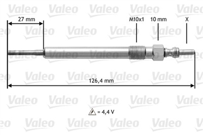 VALEO 345183 Číslo výrobce: D4CP183. EAN: 3276423451836.