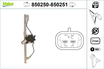 VALEO 850250 EAN: 3276428502502.