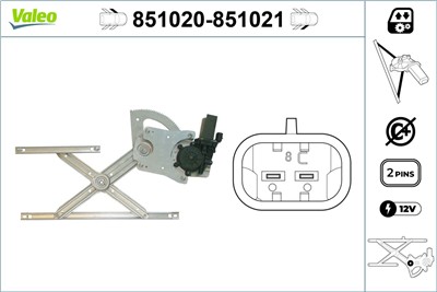 VALEO 851020 EAN: 3276428510200.