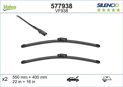 VALEO 577938 Číslo výrobce: VF938. EAN: 3276425779389.