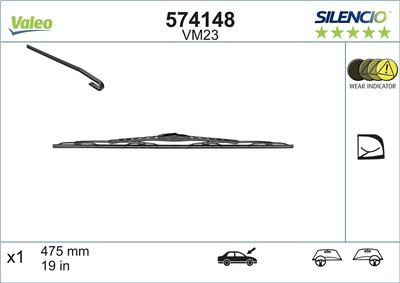 VALEO 574148 Číslo výrobce: VM23. EAN: 3276425741485.