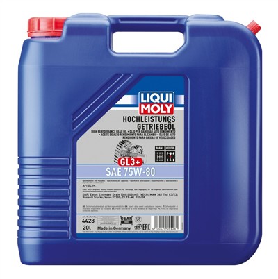 LIQUI MOLY 4428 Číslo výrobce: 75W-80. EAN: 4100420044281.