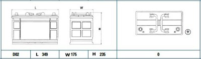 EXIDE EG1102 Číslo výrobce: 610404068. EAN: 3661024035392.